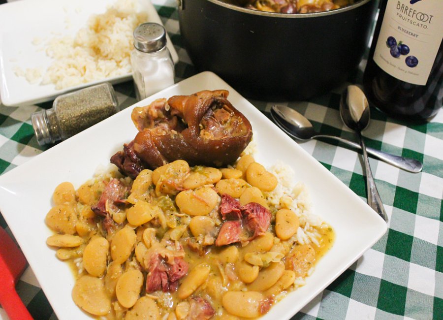Lima Beans And Smoked Ham Hocks