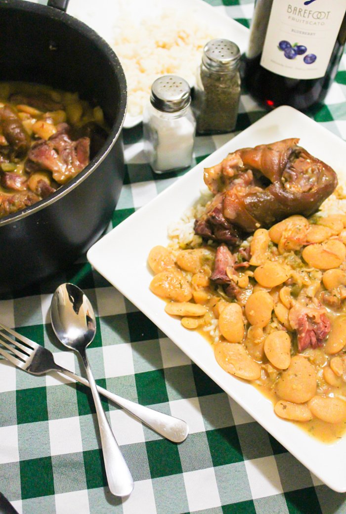 Lima Beans And Smoked Ham Hocks