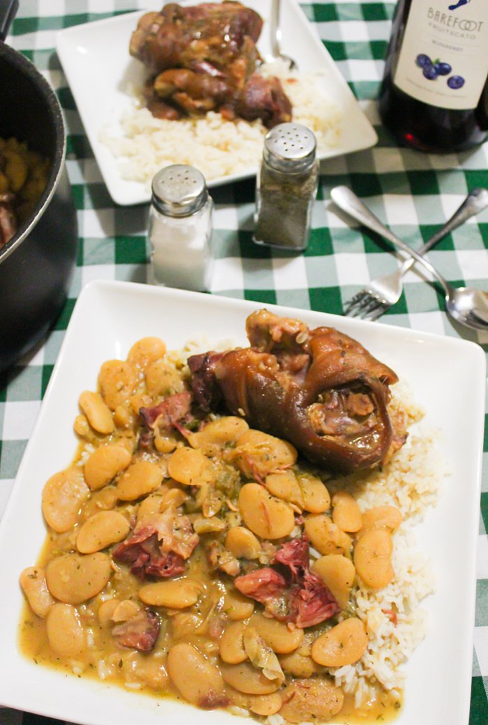 Lima Beans And Smoked Ham Hocks