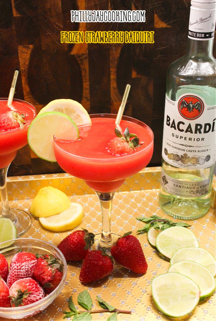 Easy Bangin Frozen Strawberry Daiquiri Recipe 9 Frozen Strawberry Daiquiri