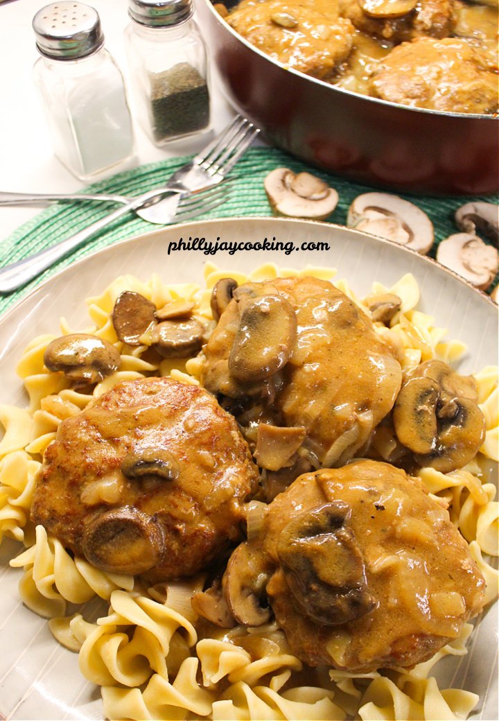 Smothered Turkey Burgers With Savory Mushroom Onion Gravy 5 Smothered Turkey Burgers