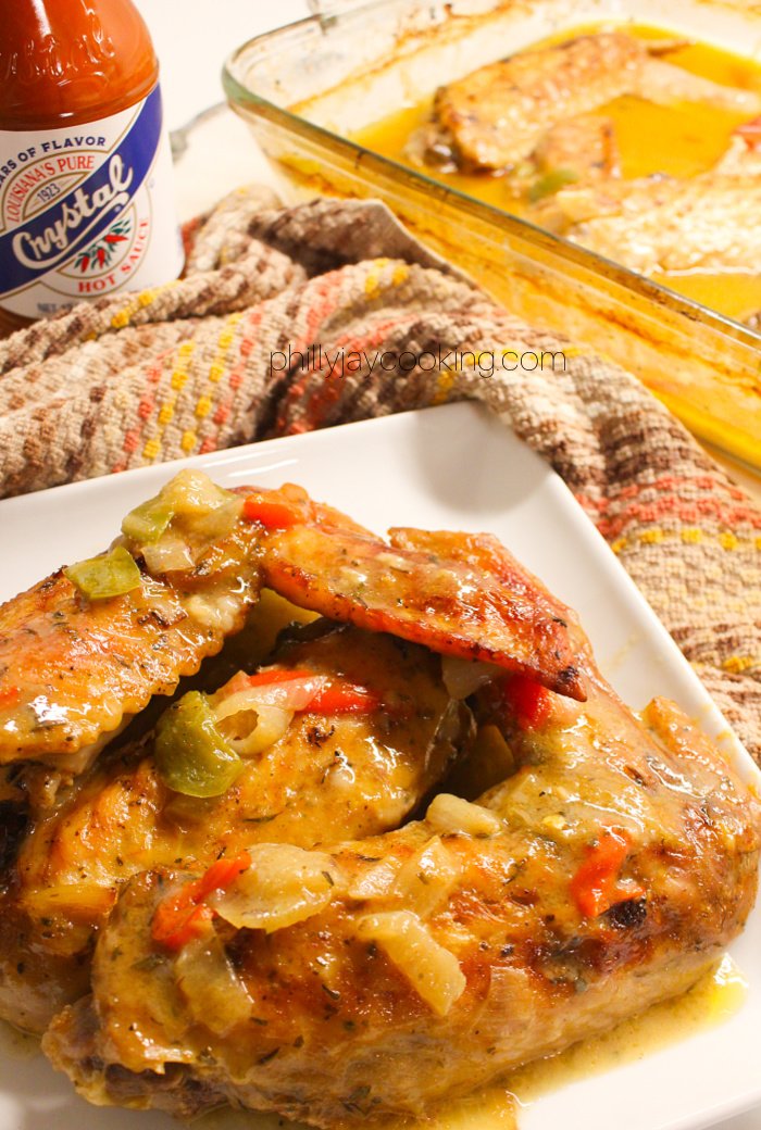 Smothered Baked Turkey Turkey Wings
