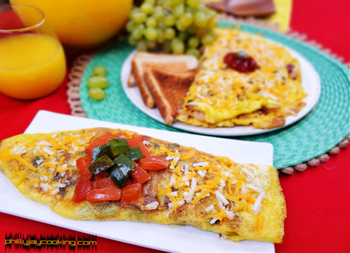 Bacon and cheese omelet recipe