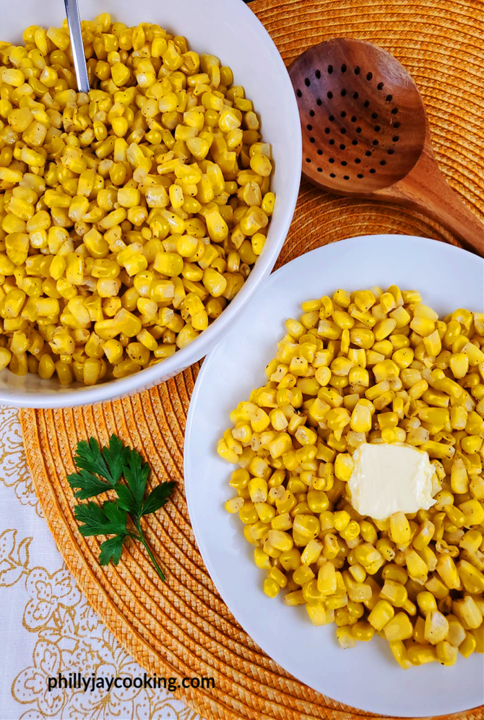 Sweet Buttery Frozen Corn Recipe