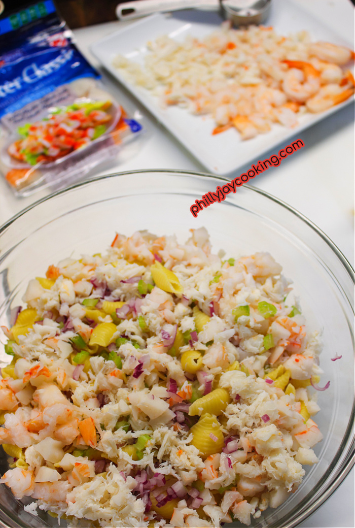 Creamy Seafood Pasta Salad