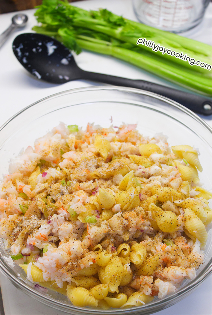 Creamy Seafood Pasta Salad