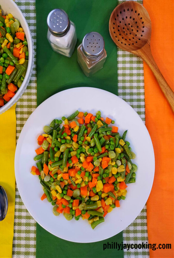 Easy Mixed Vegetables Recipe