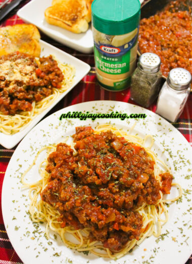 Easy Spaghetti And Meat Sauce Recipe (Made with Ground Beef & Store Bought Sauce)
