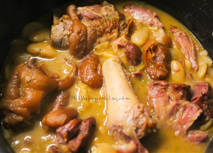 Lima beans and ham hocks recipe