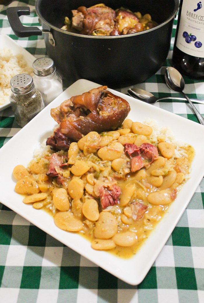 Lima Beans And Smoked Ham Hocks