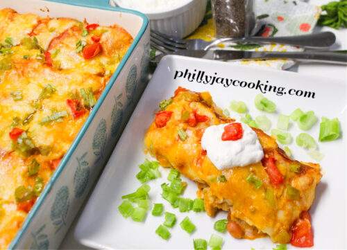 The Best Chicken Enchiladas