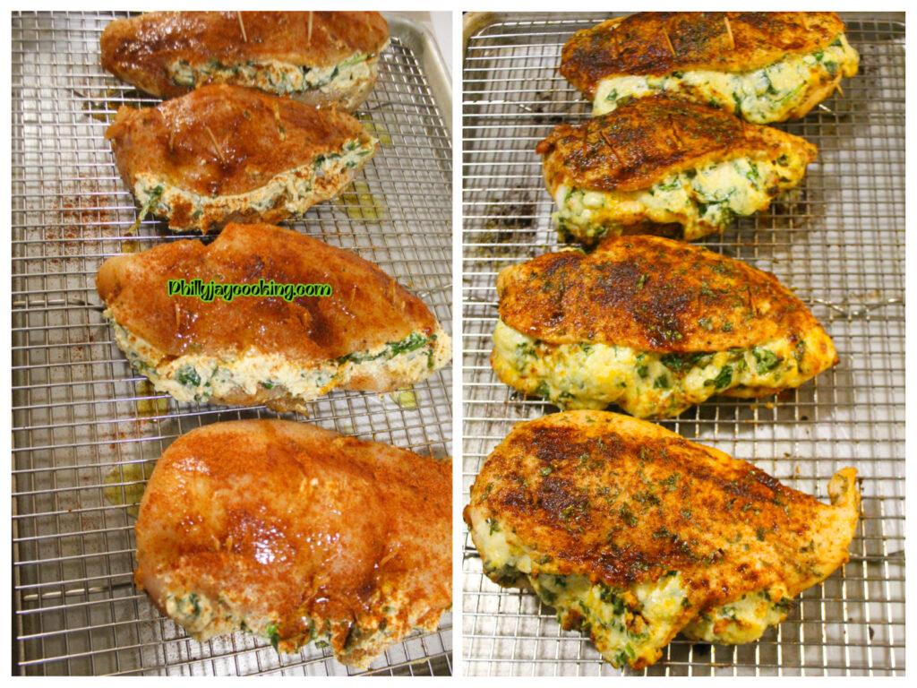  Cheesy Spinach Stuffed Chicken Breast