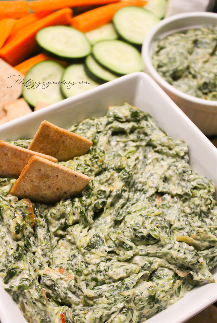 Easy Superbowl Spinach Dip