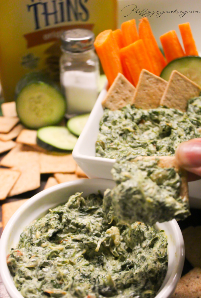 Easy Superbowl Spinach Dip